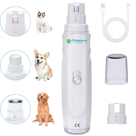Dog/cat electric nail grooming trimmer